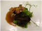 lamb with truffle and sauce